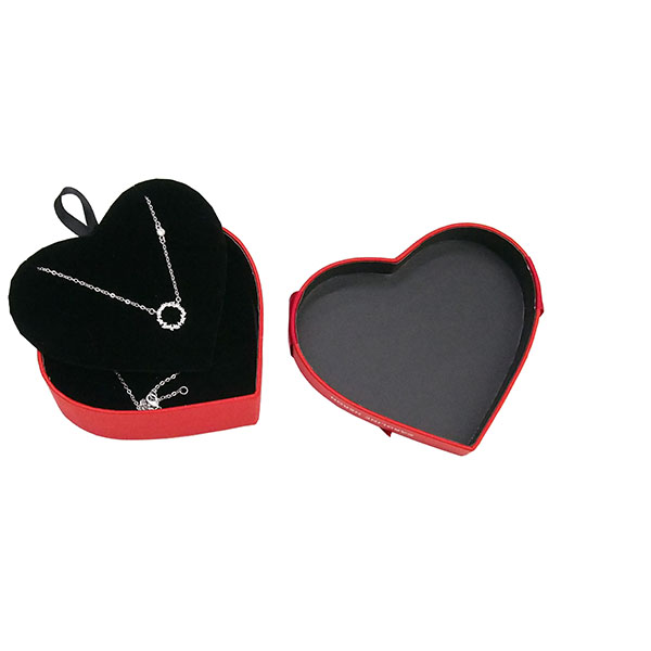 Creative Heart Shaped Proposal Box Gift Jewelry Package Pendant Necklace Jewelry Box
