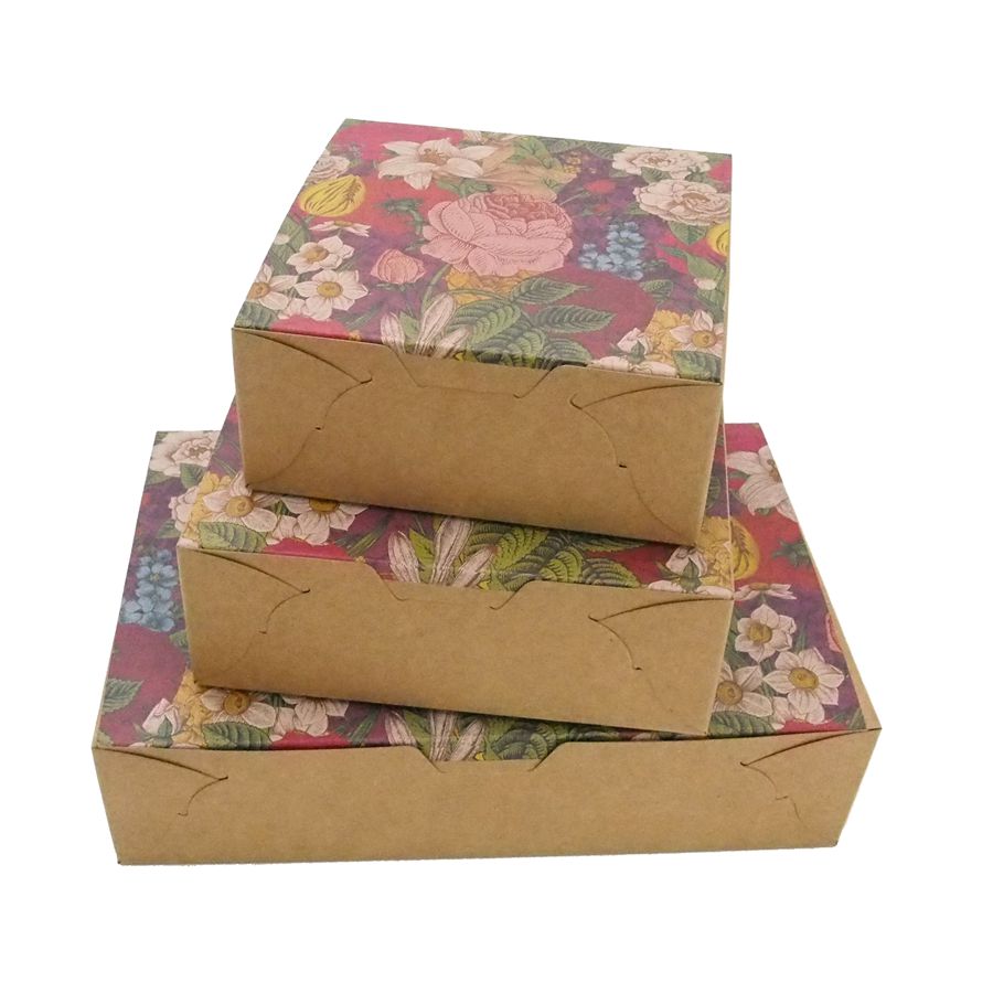 OEM Folding Kraft Paper Packaging Candy Chocolate Gift Boxes