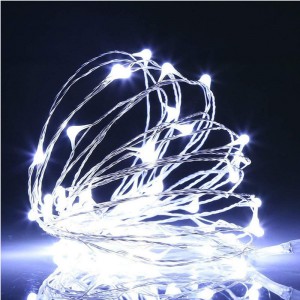 LED තඹ වයර් STRING Light LED Fairy Light 2.0M 20LEDS/5.0M 50LEDS බැටරිය ක්‍රියාත්මක වේ