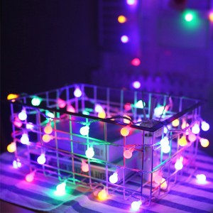 ແບດເຕີລີ່ໄຟເທວະດາ Multicolor ປະຕິບັດການ LED strip sting light