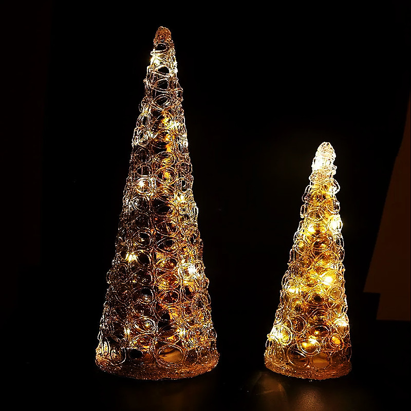 Christmas Tree Shape Decoration Battery Operated Led Christmas Tree Lighting