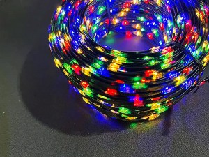 Guirlande lumineuse LED en cuivre et pvc, lumière décorative