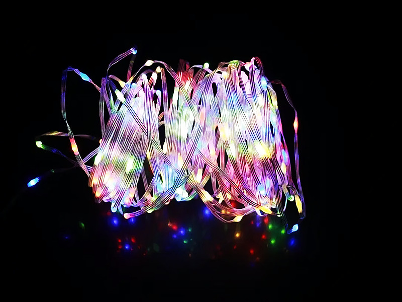 LED Fairy Simli İşıq Mis Tel Milad Bayramı İşığı