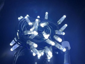 Por-ŝnuro-lumo IP67 waterproff LED-ŝnura lumo 10m/12m/18m kaŭĉuka kablo gvidis feinlumon