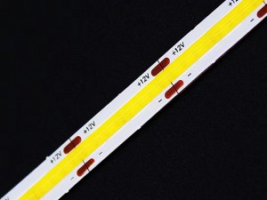 Cob Led Strip fleksibelt lys 12/24V
