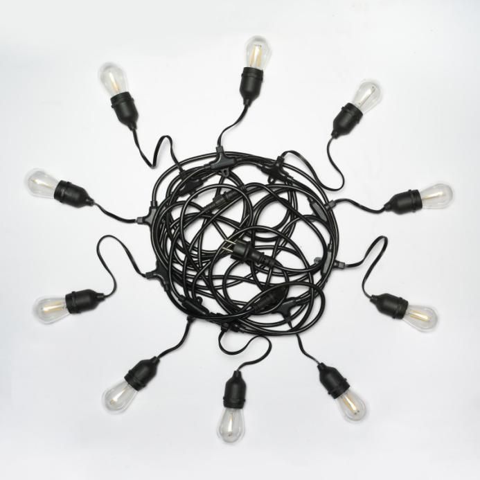 Светодиодная подвесная веревка E27 10 лампочек 220 В купить удобный прожектор обнимаемый ночной гирлянда