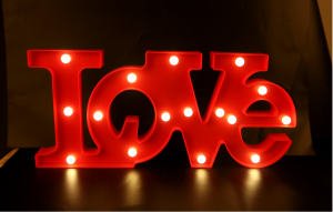 CE Certification Solar Copper Wire Led String Light Manufacturer –  Valentine’s Day Wedding Decoration Home Decor Party Marquee Light Letters Sign Mini Led Light Up Letters – Hen...