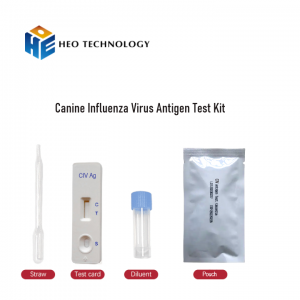 (CIV) Cassette di test di l'antigenu di u virus di l'influenza canina