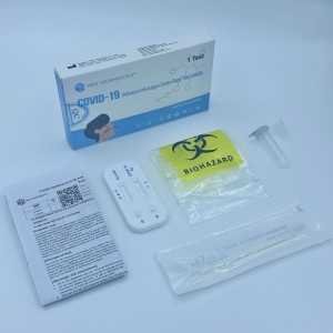 Kit de teste rápido combinado COVID-19/Influenza A+B Ag com CE ISO e TGA