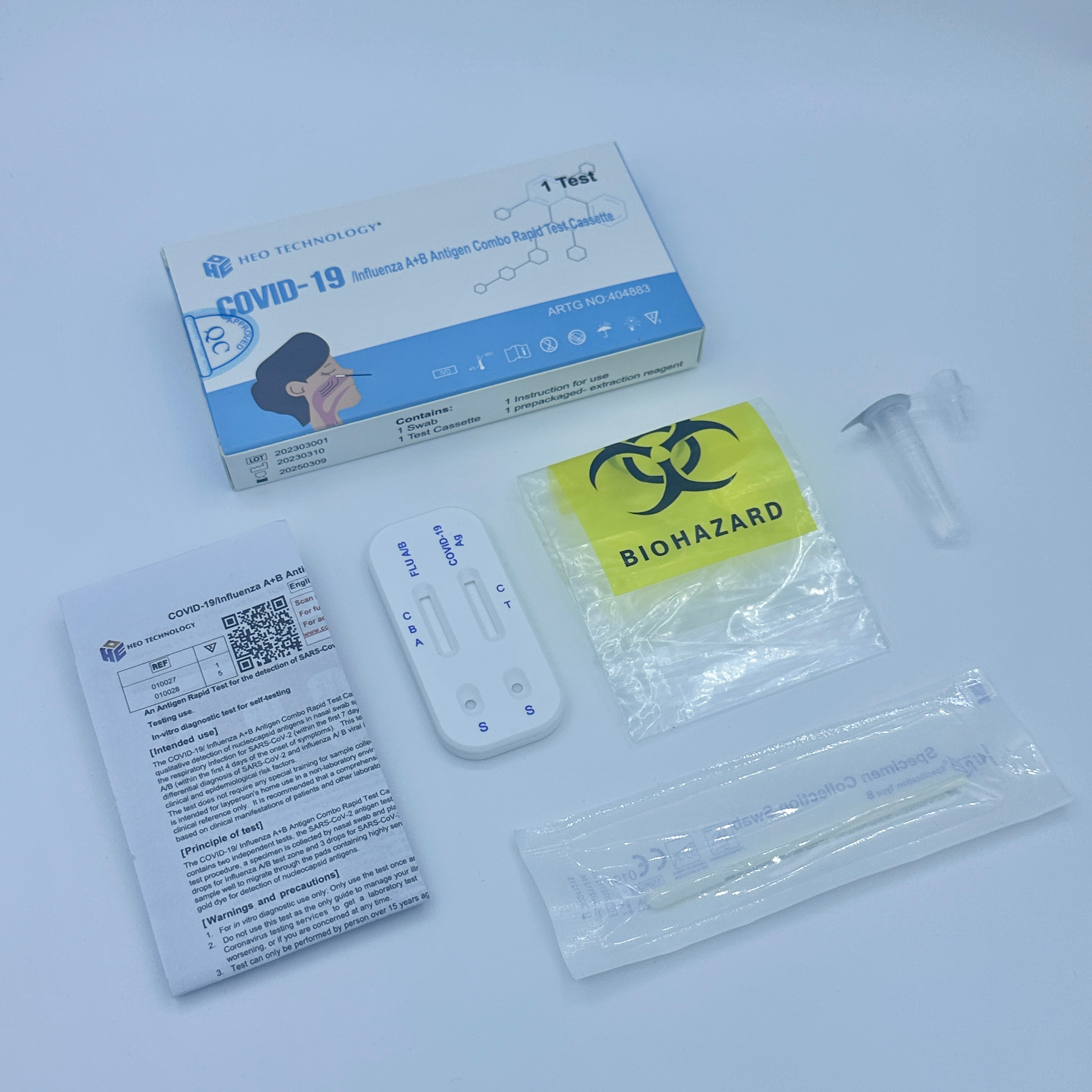 Stock |Covid19/Flu A+B Antigen Combo Rapid Test ( Min order : 1 karton )