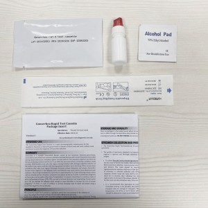 Kit de proba caseira de gonorrea feminina Diagnóstico rápido ( hisopo )