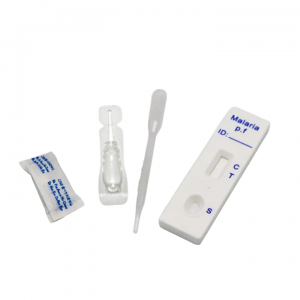 Cassette de test rapide d'antigène Pf/Pv du paludisme (sang total)