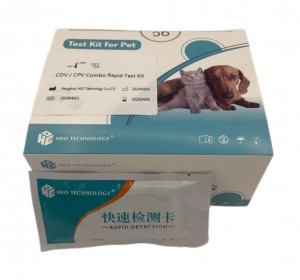 Canine CPV და CCV Combo Rapid Test Kit