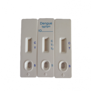 Үйдө колдонуу CE Белгиленген Dengue NS1 антиген тез тест топтомдору Ns1 Rapid Test Device