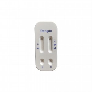 Kit de test combiné Dengue Ns1 + IgGIgM (Sang totalSérumPlasma)
