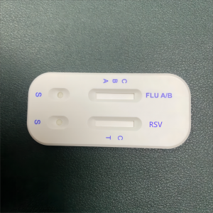 Casete de proba rápida 3 en 1 RSV/influenza A+B (autotest)