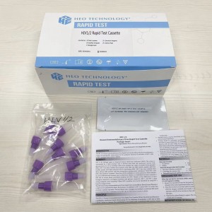 Cilvēka imūndeficīta vīrusa (HIV 1/2) ātrās pārbaudes kasete