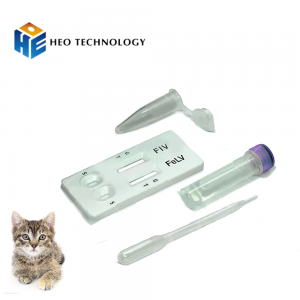 FIV Ab+FeLV Ag Combo Rapid test Cassette Para sa Cat