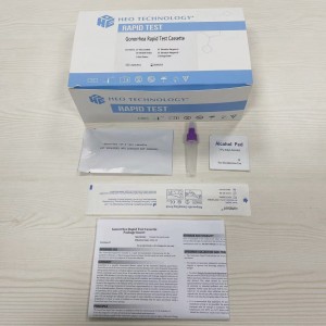 Kit di test rapidu domesticu di gonorrea (tampon)