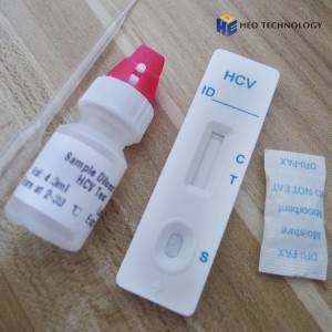 ഒരു ഘട്ടം HCV ടെസ്റ്റ് കാസറ്റ് (മുഴുവൻ രക്തം/സെറം/പ്ലാസ്മ)