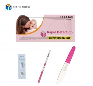 Kit de proba rápida de embarazo de HCG (tira/casete/fluxo medio)