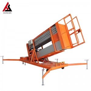 Manufactur standard Telescoping Aerial Platform - Tiltable Aluminum Lifting Platforms – Heshan