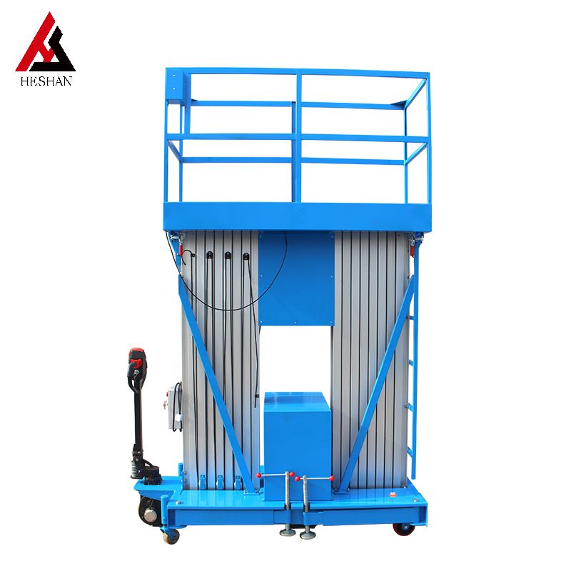Bottom price Portable Aluminum Work Platform - Electric Assisted Walking Brig Aluminum Man Lift – Heshan