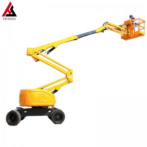 Super Lowest Price 6-18m Trailer Mounted Boom Man Lift Towable Cherry Picker for Sale