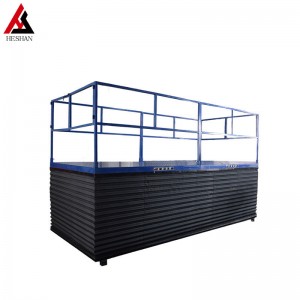 Stationary Scissor Lift with safety cover