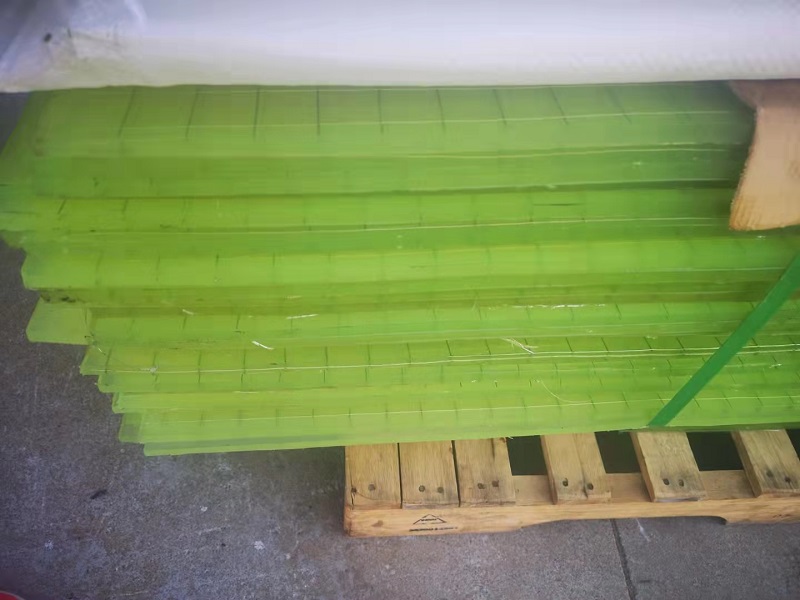 Polyurethane lined steel wire mesh - special for grain depot