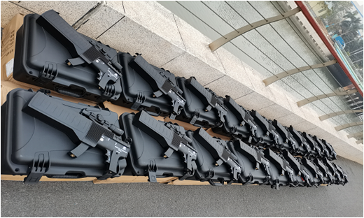 OEM Manufacturer Anti Uav Jammer - Gun shape Anti-drone  Jammer with multi-frequency band – Heweiyongtai