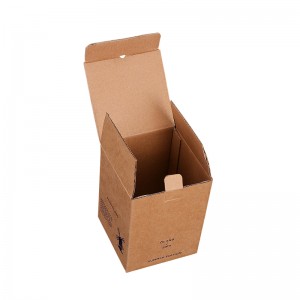Lēta ražotāja Kraft pārstrādājamā iepakojuma gofrētā sūtīšanas papīra kaste