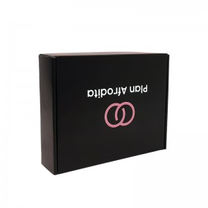 High End Offset Printing Durable E-flute Corrugated Folding Box With Matte Surface