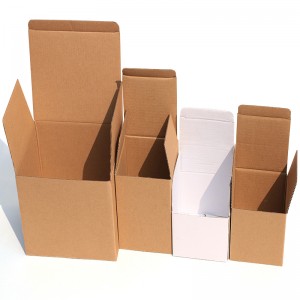 एलईडी के लिए लोगो डिजाइन मजबूत पैकेज मेलर पेपर शिपिंग बॉक्स