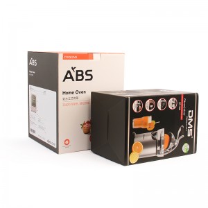 OEM Design Logo Printing Carton Cooking Packaging Box kanggo Perkakas Rumah Tangga Toaster Citrus Juicer