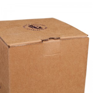 Pigios gamintojo Kraft perdirbamos pakuotės gofruoto siuntimo popieriaus dėžutė