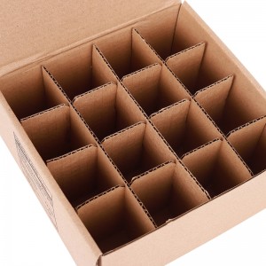 Kraft Recyclable Materials RETF Corrugated Carton Package Gift Box for Lamp LED