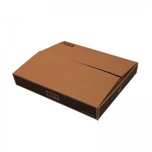 Customized Logo Offset Printing   Recycled Brown Take Away Box For Restaurant