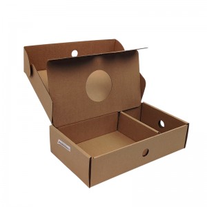 32 ECT Brown Rhychog Ailgylchadwy Amazon Shipping Master Carton Paper Box