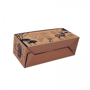 Verpackungsbox aus abbaubaren Materialien aus Kraftpapier mit UV-Druck für Kaffee und Tee