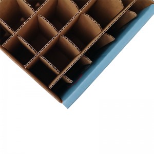 Caixa dobrável resistente para correspondência de garrafas de óleo essencial de 3 camadas com divisórias