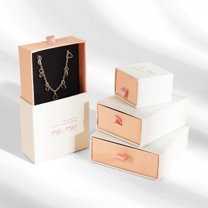 Individualizuotos mažos prabangios kieto kartono auskarų pakabukų pakuotės dovanų dėžutė