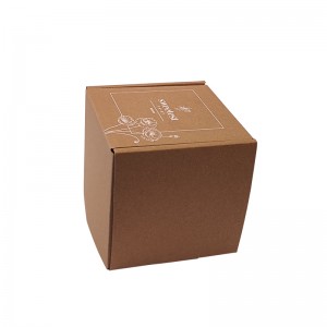 Beyaz UV baskı Geri Dönüştürülebilir Malzemeler Bardak için Oluklu Karton Ekleme Paket Kutusu