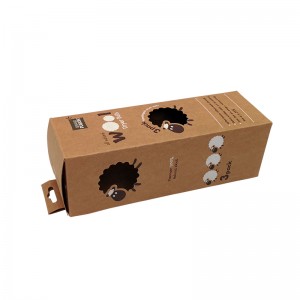 ऊन ड्रायर बॉल्स के लिए हैंडल के साथ सफेद यूवी पर्यावरण पुनर्नवीनीकरण अमेरिकन क्राफ्ट 300 ग्राम पेपर बॉक्स