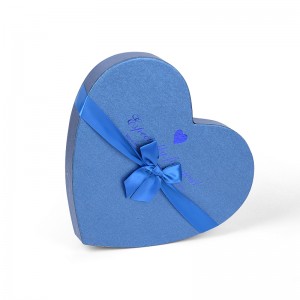 Poklon kutija za pakiranje čokolade u obliku srca i donjeg poklopca