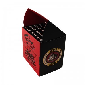 Кина Луксузни ОЕМ двострука штампа у боји валовитог картонског пакета за поклон кутију за капу