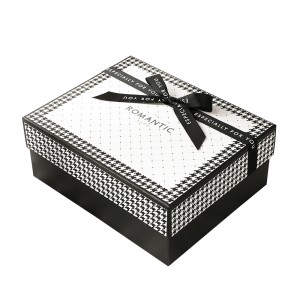 Factory Custom Impensis Luxuria Rigid Externa Packaging Gift Cardboard Box with Ribbon