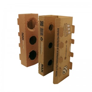 Firm BC Flute Corrugated Insert Wine RSC Carton Package Shipping Box