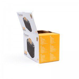 OEM Logo Design Fanontam-pirinty Corrugated Carton Packaging Box ho an'ny fitaovana ao an-trano