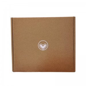 Customized UV Printing High Quality White Color  Recycled Brown Mailers